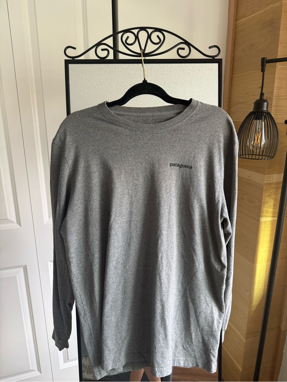 Patagonia Men's Long-Sleeve Crewneck Shirt - Gray